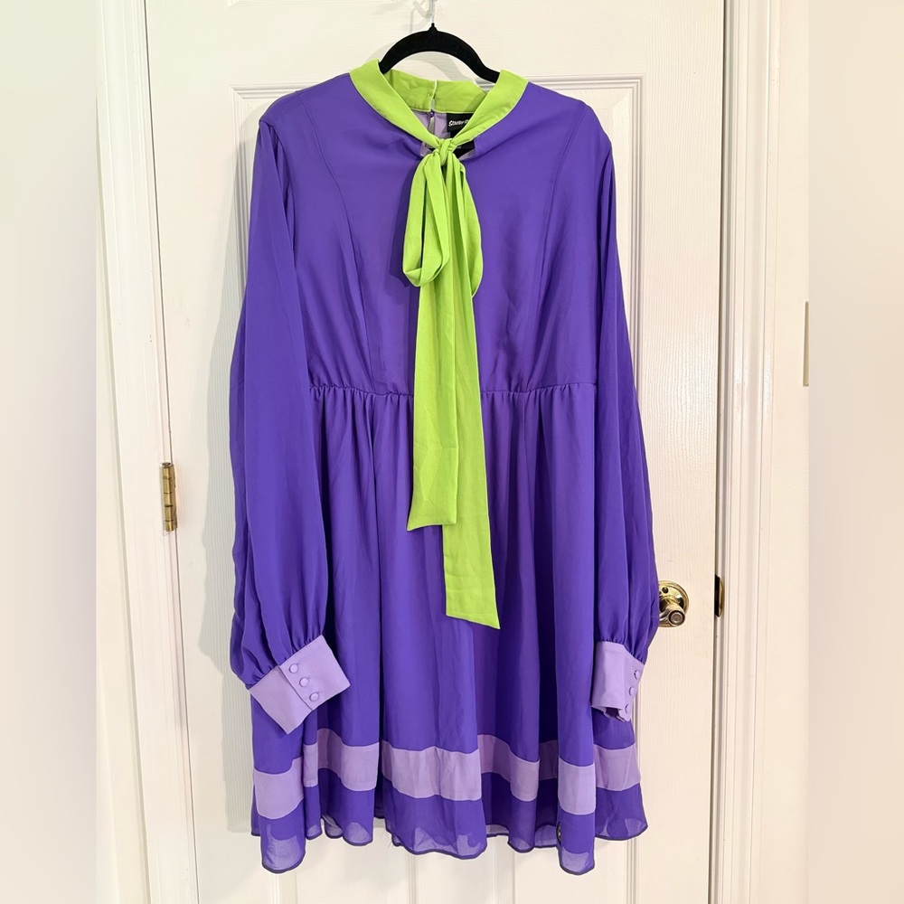 Scooby Doo Daphne Chiffon Fit N Flare Dress